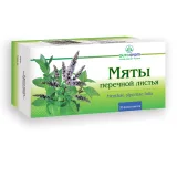 Упаковка: Мяты перечной листья, фильтр-пакеты 1,5 г, 20 шт.
