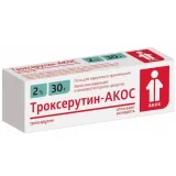 Упаковка: Троксерутин-Акос, гель 2%, 30 г