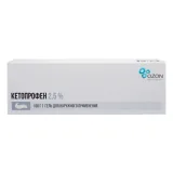 Упаковка: Кетопрофен, гель 2.5%, 100 г (Озон)