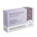 Упаковка: Бифидумбактерин, порошок д/приг раствора для мест и наруж прим, 500 млн.КОЕ/пакет 0,85 г 30 шт.