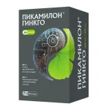 Упаковка: Пикамилон Гинкго, капсулы, 40 мг+20 мг, 90 шт.