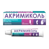 Упаковка: Акримиколь, крем для наружного применения 2 % 15 г, 1 шт.
