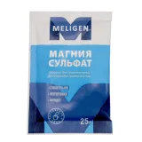 Упаковка: Магния сульфат, порошок для приготовления суспензии для приема внутрь пакетик 25 г, 1 шт.