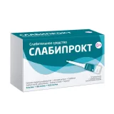 Упаковка: Слабипрокт, раствор ректальный 9 мг/мл +90 мг/мл +625 мг/мл микроклизмы 5 мл, 12 шт.