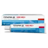 Упаковка: Гепарин ДС, гель для наружного применения 1000 МЕ/г, 50 г
