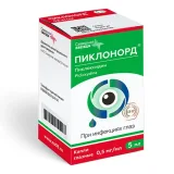 Упаковка: Пиклонорд, капли глазные 0,5 мг/мл 5 мл, 1 шт.