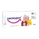 Упаковка: Афлюдол, таблетки покрыт. плен. об. 100 мг, 40 шт.