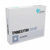 Упаковка: Тримебутин, таблетки 200 мг, 30 шт.