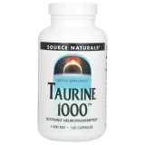 Упаковка: Source Naturals, таурин, 1000 мг, 120 капсул