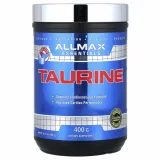 Упаковка: ALLMAX Nutrition, Таурин, без добавок, веганский продукт без глютена, 3000 мг, 400 г (14,11 унций)
