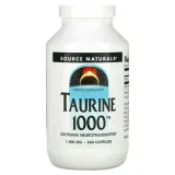 Упаковка: Source Naturals, Таурин, 1000 мг, 240 капсул
