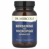 Упаковка: Dr. Mercola, MicroPQQ и берберин с улучшенной рецептурой, 30 капсул