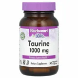 Упаковка: Bluebonnet Nutrition, таурин, 1000 мг, 50 вегетарианских капсул