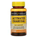 Упаковка: Mason Natural, активированный уголь, 60 капсул