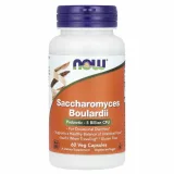 Упаковка: NOW Foods, сахаромицеты Буларди, 60 вегетарианских капсул