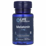 Упаковка: Life Extension, мелатонин, 1 мг, 60 капсул