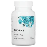 Упаковка: Thorne Research, аскорбиновая кислота (витамин C), 60 капсул