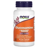 Упаковка: NOW Foods, Глюкозамин '1000', 60 растительных капсул
