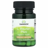 Упаковка: Swanson, Ацидофильные лактобактерии (L. acidophilus), Reuteri Plus, 30 вегетарианских капсул для ЭМБО