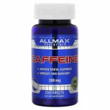 Упаковка: ALLMAX Nutrition, Кофеин, 200 мг, 100 таблеток