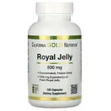 Упаковка: California Gold Nutrition, маточное молочко, сублимированный концентрат, 500 мг, 120 растительных капсул