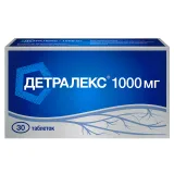 Упаковка: Детралекс таблетки покрытые оболочкой 1000мг №30
