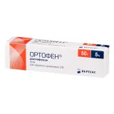 Упаковка: Ортофен гель 5% 50г