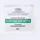 Упаковка: Борная кислота порошок 10г