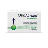 Упаковка: Экофуцин таблетки кищечнораств. п   пленочной об. 0,1 № 20