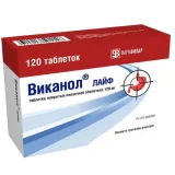 Упаковка: Виканол Лайф таблетки покрытые оболочкой пленочной 120мг № 120