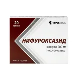Упаковка: Нифуроксазид капсулы 200мг № 20