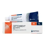 Упаковка: Ортофен гель 5% 30г