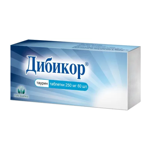 Упаковка: Дибикор таблетки 250мг №60