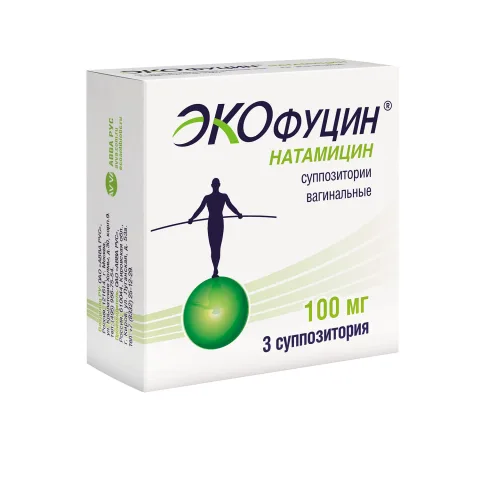 Упаковка: Экофуцин суппозитории вагинальные 100мг №3