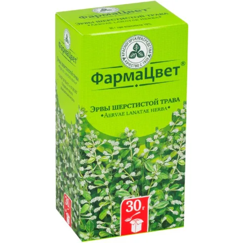 Упаковка: Эрвы шерстистой трава, 30 г