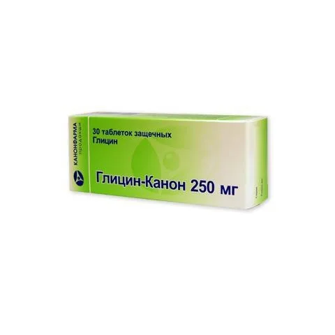 Упаковка: Глицин-Канон таблетки защечные 250мг №30