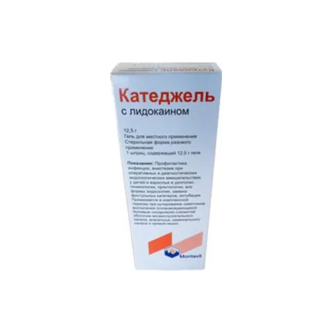 Упаковка: Катеджель с лидокаином гель 12.5г №1