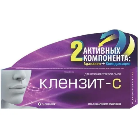 Упаковка: Клензит-С, гель 0.1%, 15 г