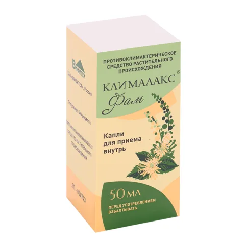 Упаковка: Клималакс Фам, 50 мл, капли для приема внутрь