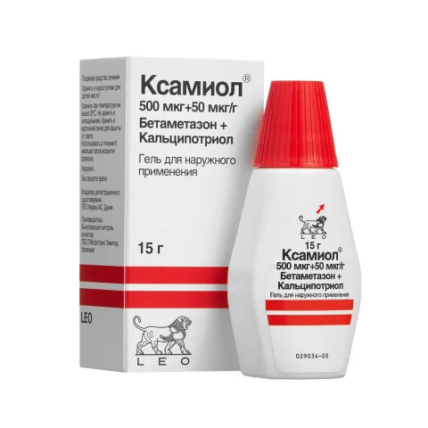 Упаковка: Ксамиол гель 15г