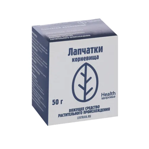 Упаковка: Лапчатки корневище, 50 г
