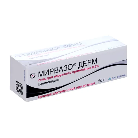 Упаковка: Мирвазо Дерм 0.5%, 30 г, гель для наружного применения