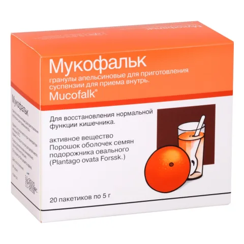 Упаковка: Мукофальк, гранулы 5 г, 20 шт.