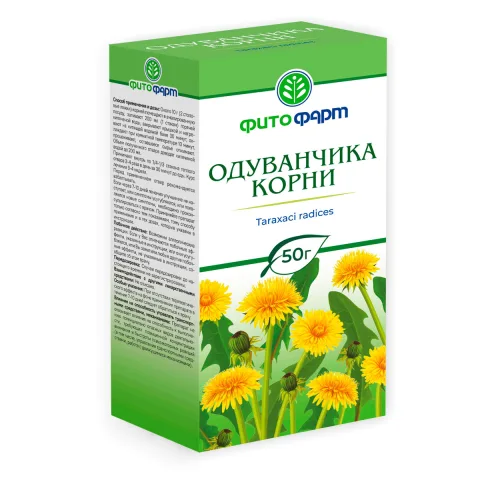 Упаковка: Одуванчика корни, 50 г