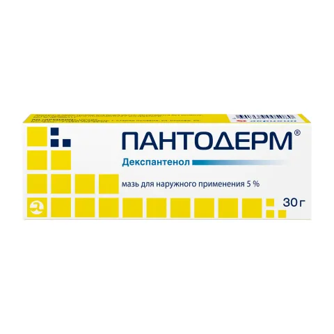 Упаковка: Пантодерм мазь 5% 30г