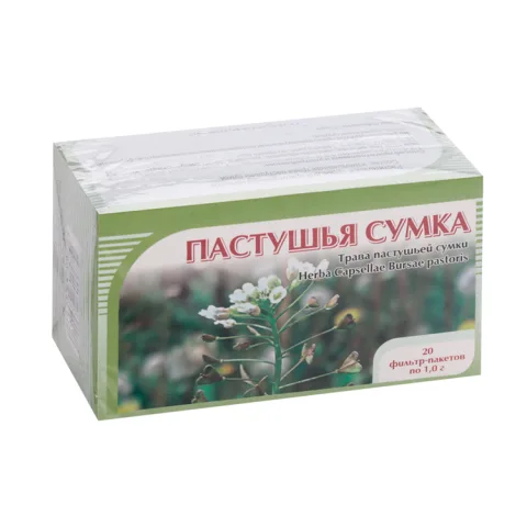 Упаковка: Пастушьей сумки трава, 1 г, 20 шт, фильтр-пакет (пищ)