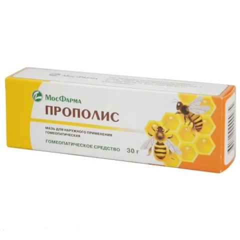 Упаковка: Прополис мазь гомеопатическая 30г