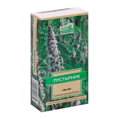 Упаковка: Пустырника трава, 50 г, сырье