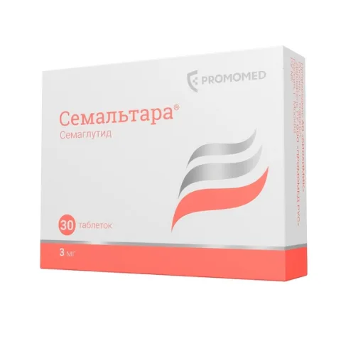 Упаковка: Семальтара, 3 мг, 30 шт, таблетки
