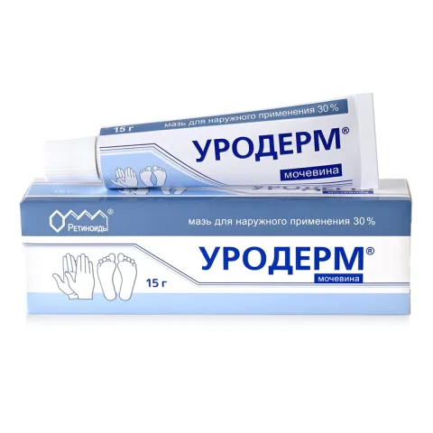 Упаковка: Уродерм, мазь 30 %, 15 г